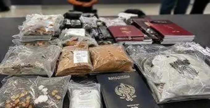 apreensão de drogas