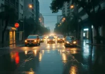 Chuva alaga ruas em Guarulhos