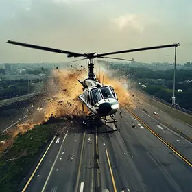 helicóptero da Band
