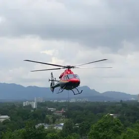 pouso de emergência helicóptero