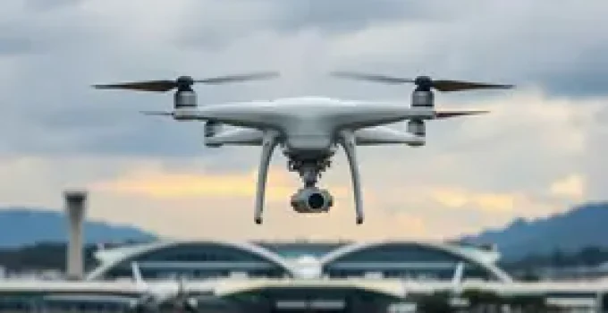 drones fechamento aeroporto Guarulhos