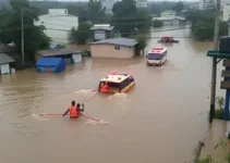 enchente em Guarulhos