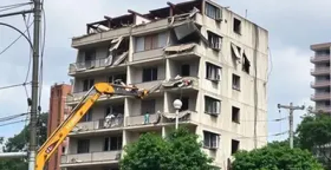 desabamento de prédio em Guarulhos