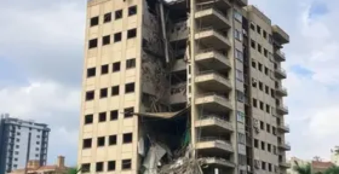 desabamento em Guarulhos