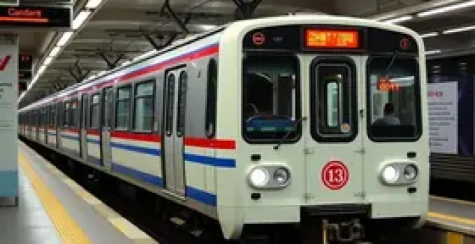 trem que conecta linha 13-Jade da CPTM ao Aeroporto de Guarulhos
