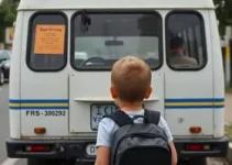 criança esquecida em van escolar