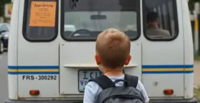 criança esquecida em van escolar