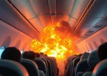 explosão em voo