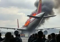 explosão em avião em SP