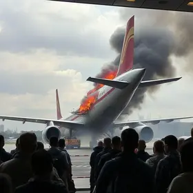 explosão em avião em SP