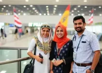família egípcia retida no aeroporto de Guarulhos