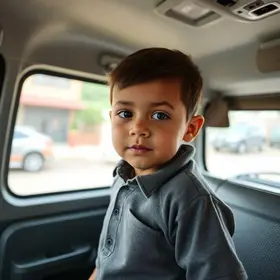 menino de 5 anos esquecido na van escolar